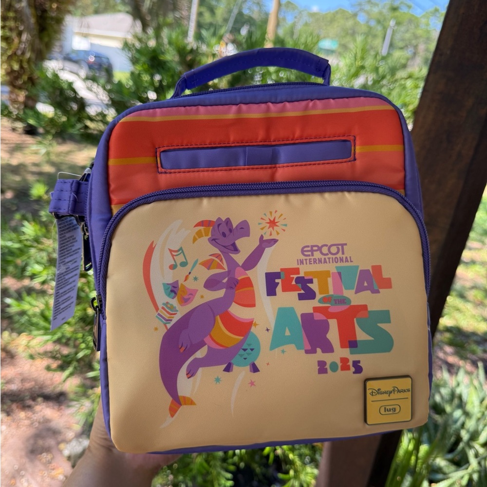 Disney Crossbody Bag - Lug Ranger - Figment Epcot Festival Of The Arts 2025 🆕